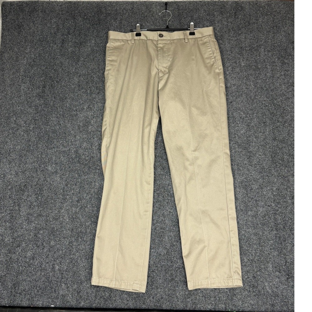 Dockers Chino Pants Mens 36x29 Tan Khaki 100% Cotton Straight Leg Trousers